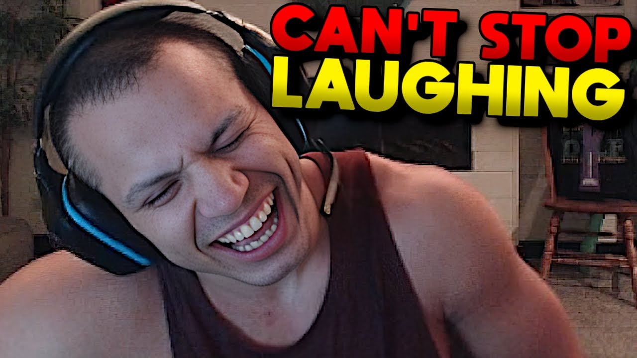 Tyler1 DIES LAUGHING in a game with NO HANDS LARRY and BALDIMIR