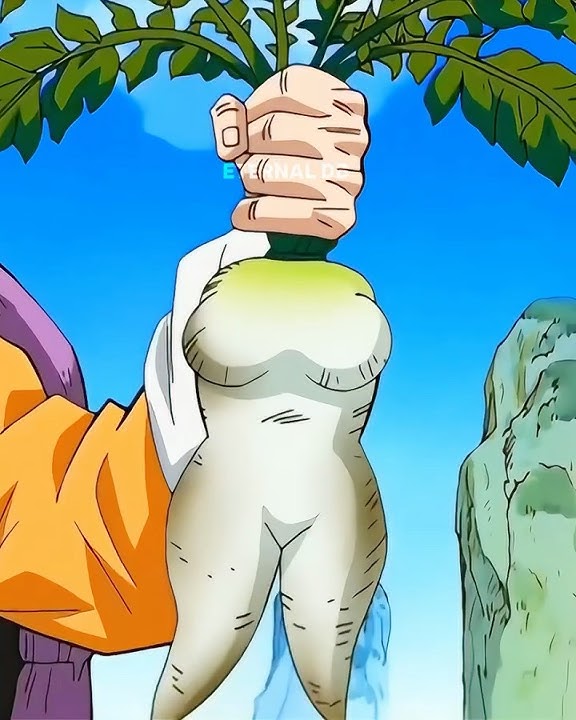 Whoever Pulls Out The Longest Radish Wins! | Dragon Ball Z #shorts