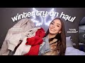 WINTER TRY-ON HAUL! | White Fox Boutique