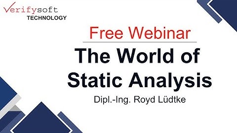 The World of Static Analysis (English, 253)