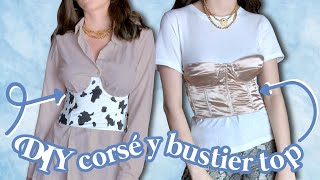 Cómo hacer un corsé y un bustier clásico *Thrift flip*