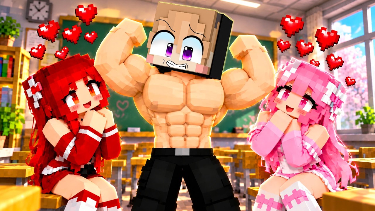 AKU JADI BEROTOT DAN DISUKAI SEMUA CEWEK DI MINECRAFT!!