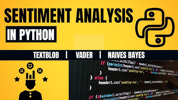 Learn Sentiment Analysis in Python | TextBlob, VADER & Naive Bayes Explained in Hindi