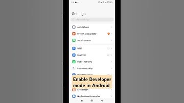 Enable Developer mode in Android #smartphone #howtodo #androidreset