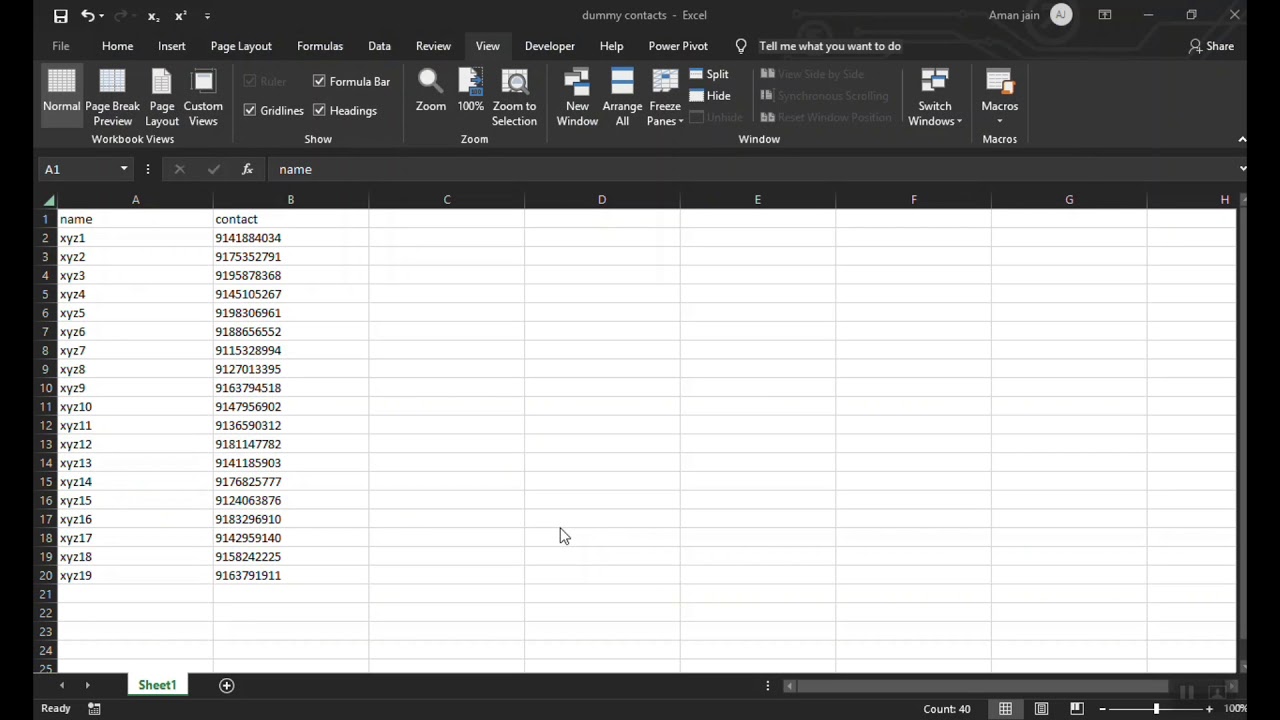 How To Import Contacts In Gmail From Excel File YouTube How To Import Contacts In Gmail From Excel File YouTube