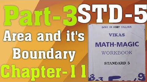 STD-5#Mathsmagic#workbook#Chapter-11#Area And It