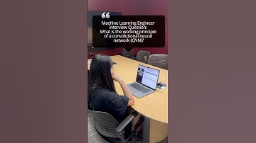 Machine Learning Engineer Interview Question: What is a convolutional neural network (CNN)?