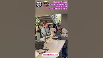 Human-Robot Interaction Final Project Demo #HRI #Engineering #STEM #Professor #NoireSTEMinist