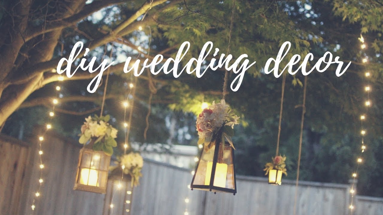 EASY WEDDING DECOR IDEAS LIGHTING TWINE BALLS YouTube