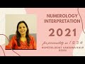 NUMEROLOGY INTERPRETATION 2021 | For Personality No. 1, 2, 3 & 4 | Numerologist Vandana Kaur Rehsi