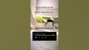 Learn fast how to do Back Handspring #tutorial