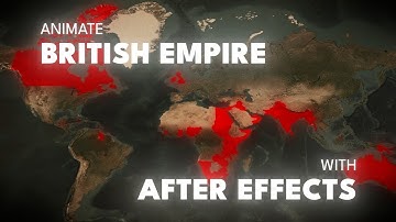 Create ANY Historical Map in After Effects Geolayers with ChatGPT | British Empire Tutorial