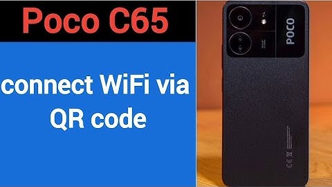 How to connect WiFi via QR code Poco C65, Bina password ke Wi Fi connect kaise karen
