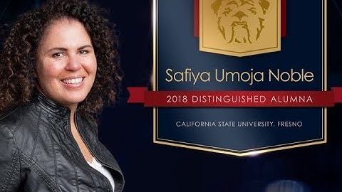 2018 Distinguished Alumna - Safiya Umoja Noble