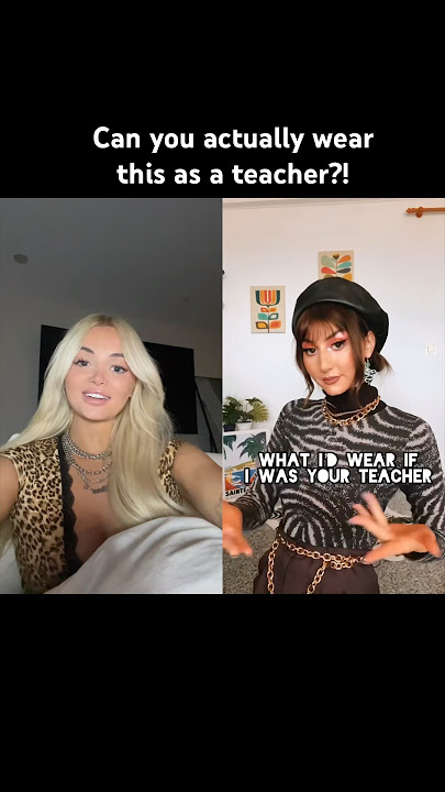 Can you wear these outfits as a teacher?! Follow @evelilycp #fun #outfit #fashion