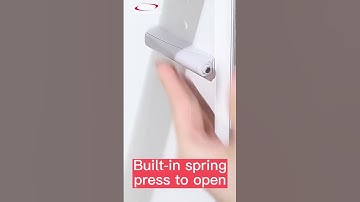 Wardrobe door bouncer push-type switch push-button handle-free #shorts #cabinet #pushopen #shorts