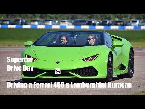 Supercar Driveday Experience Driving Ferrari 458 And Lamborghini Huracan