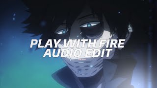 Play with fire - Sam tinnesz ft.yacht money  [edit audio] Resimi