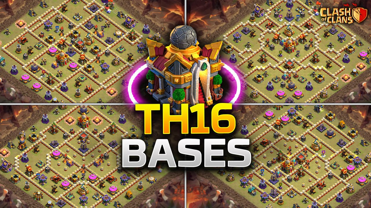 TOP 5! NEW Insane Town Hall 16 (TH16) War Base + Copy Link 2025 | TH16 Legend Base | Clash of Clans