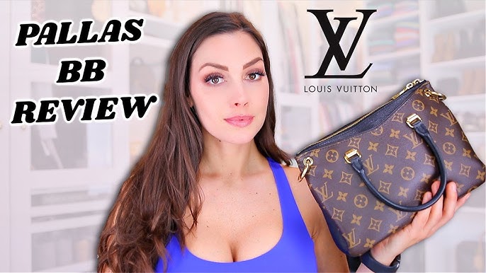 ❤️REVIEW - Louis Vuitton Pallas MM Noir (And size comparison