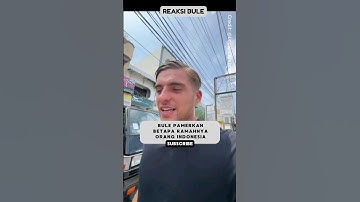 FOREIGNERS ARE SURPRISED THAT INDONESIANS ARE SO FRIENDLY‼️ #foreignerreaction #buleriview #short...