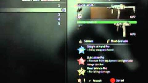 My Mw3 Custom Class Setup Tutorial