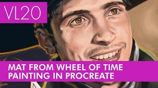 Wheel of Time Fan Art Portrait - Barney Harris as Matrim Cauthon - Visual Library 20