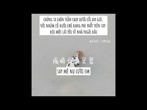[Vietsub+Pinyin] 我们打着光脚在风车下跑，手上的狗尾巴草摇啊摇 - 等一下就回家/艾兜