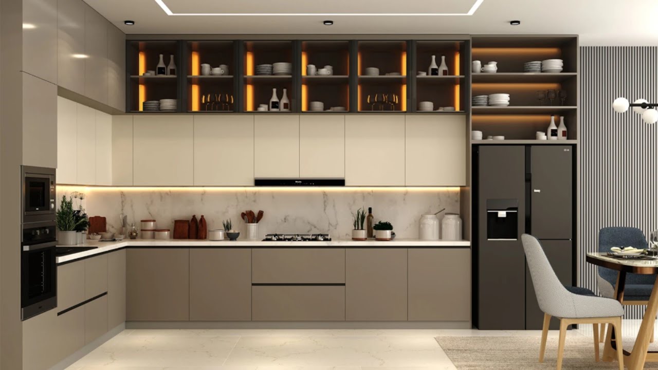 Model Kitchen model kitchen design 2025 new model kitchen design #kitchen - YouTube