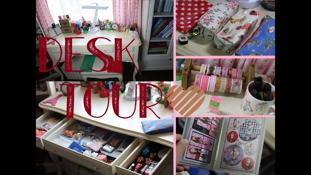 MY DESK TOUR and CUTE Stationery Haul💛 YouTube