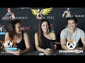 MCM London 2018 Interviews | Overwatch Cast (Dolya Gavanski, Lucie Pohl & Gaku Space)