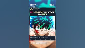 Eri sacrifie son pouvoir pour Deku | #myheroacademia #edit #amv #mha #anime #mangaedit