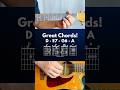 Try this great sounding chord progression with a little bit of melody! Get your guitar and play!