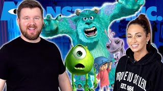 My wife watches MONSTERS, INC. (2001) for the FIRST time || Movie Reaction