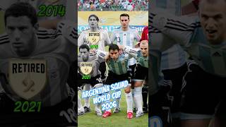 Argentina 2006 National Team Jersey – Legends Collection with Retirement Dates #rainbowfootball1361