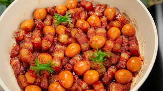 Đừng kho thịt bình thường, thử làm Thịt Rim kiểu này đi cả nhà sẽ mê tít | Pork quail egg recipe screenshot 3