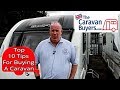 Top 10 Tips To Buying A Used Caravan