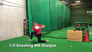 1/2 Kneeling MB Shotput