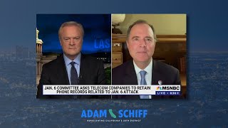 Rep. Schiff on MSNBC: Kevin McCarthy Must Never Become the Speaker of the House