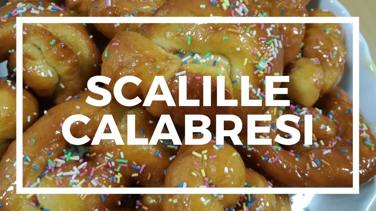 I Dolci Di Natale Calabresi.Scalille Calabresi Ricette Calabresi Di Natale Youtube