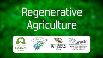 Introduction to Regenerative Agriculture