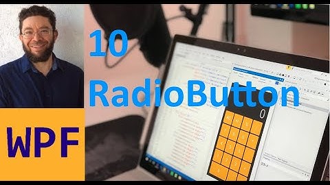 RadioButton - 10 - WPF C# en español