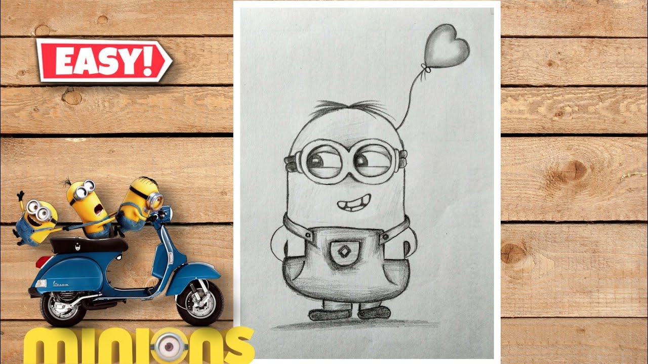 How to Draw Minion Stuart Dressed as a Girl: A Step-by-Step Guide