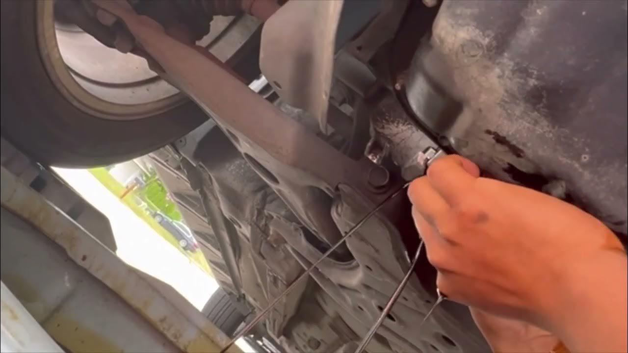 2012 Toyota corolla oil change - YouTube