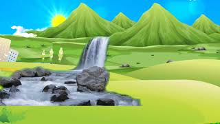 background pembelajaran latar pemandangan alam, dan aliran sungai no copyright