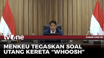 Menkeu Purbaya Tegaskan Soal Utang Kereta "Whoosh" | tvOne
