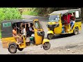 Dare drive at risky ghat road turnings auto rickshaw driving  tuk tuk autorickshaw  crazy autowala