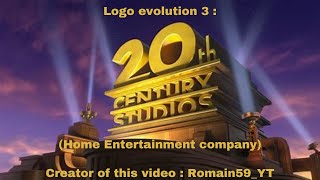 Logo evolution #3 : 20th Century Studios Home Entertainment (1977-Present)