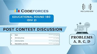 Educational Codeforces Round 180 (DIV. 2) Post Contest Discussion|Post Contest Discussion