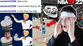 I WENT UNDERCOVER TO STREAM SNIPE DBG IN NBA 2K22 MyTEAM...